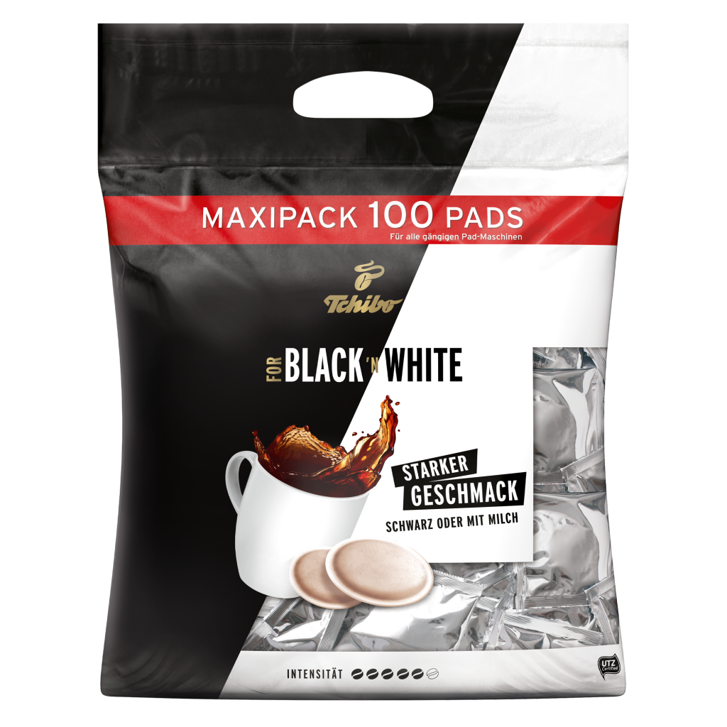 Tchibo Black 'n White Pads 100 Ter Huurne Holland Markt B.V.