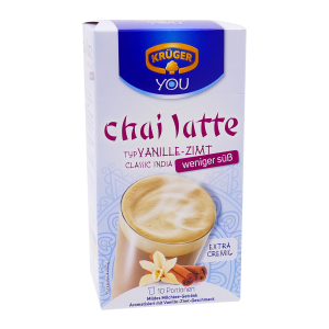 Krüger Chai Classic India Latte Vanille Zimt Weniger Süß
