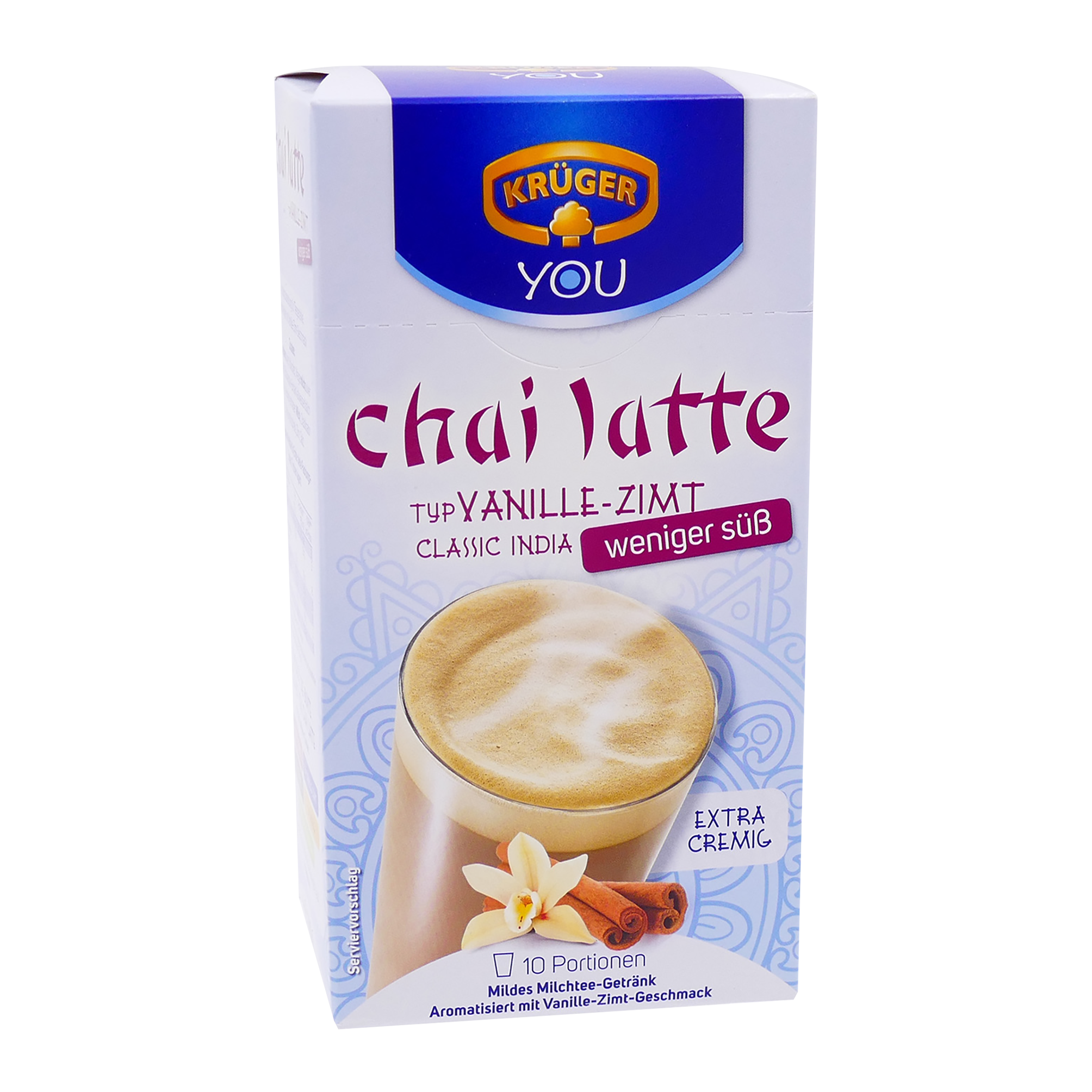 Krüger Chai Classic India Latte Vanille Zimt Weniger Süß