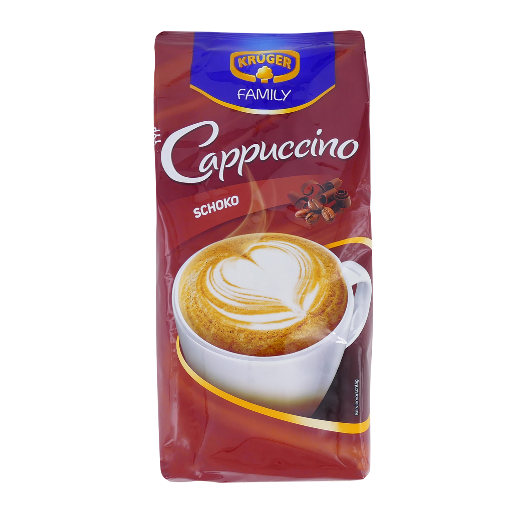 Krüger Family Instant Caramel Krokant Cappuccino – 500g, Made In Germany