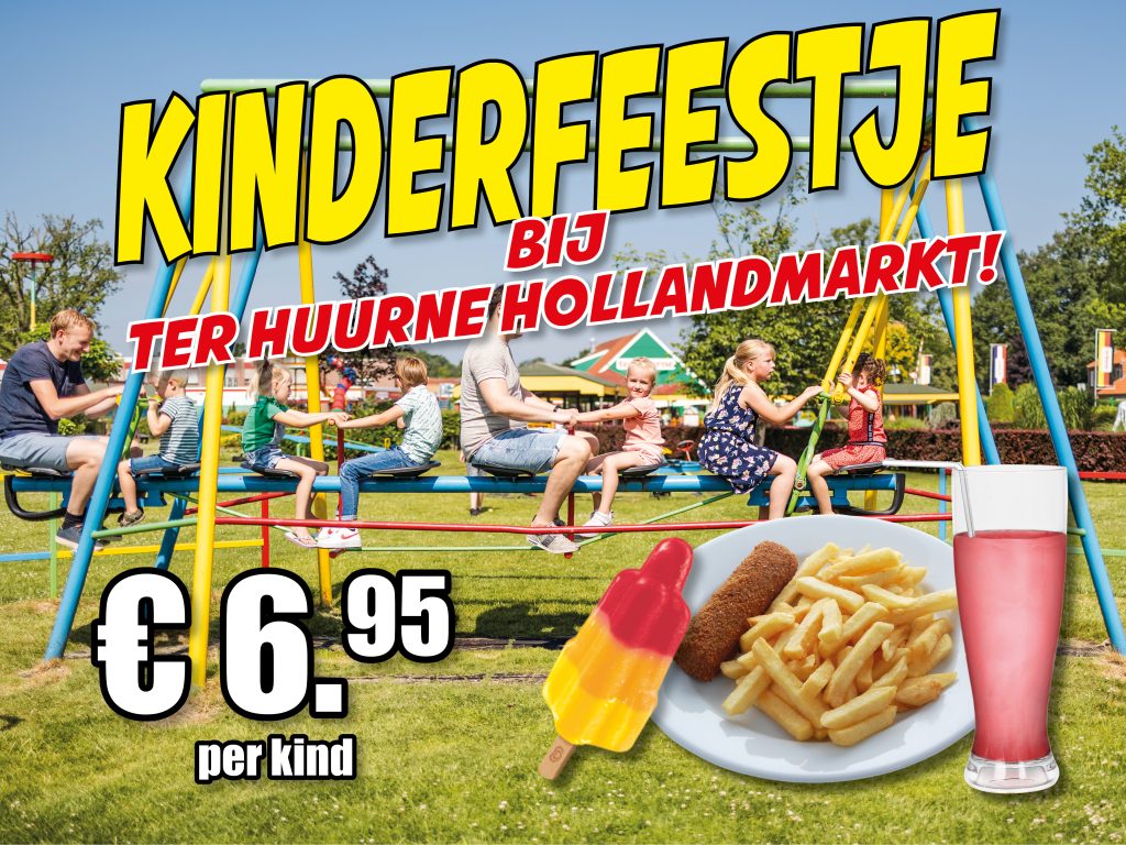 Kinderfeestje bij ter Huurne Hollandmarkt