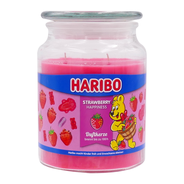 Haribo kaars Strawberry