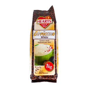 Hearts Cappuccino White