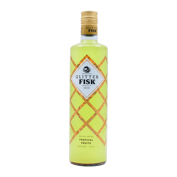 Fisk Glitter Gold