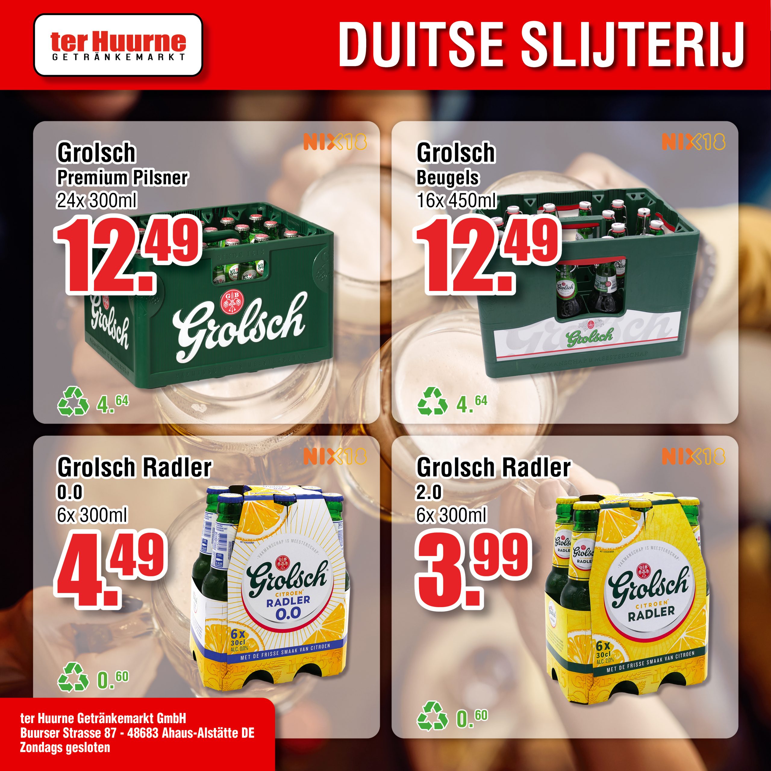 Slijterij aanbieding