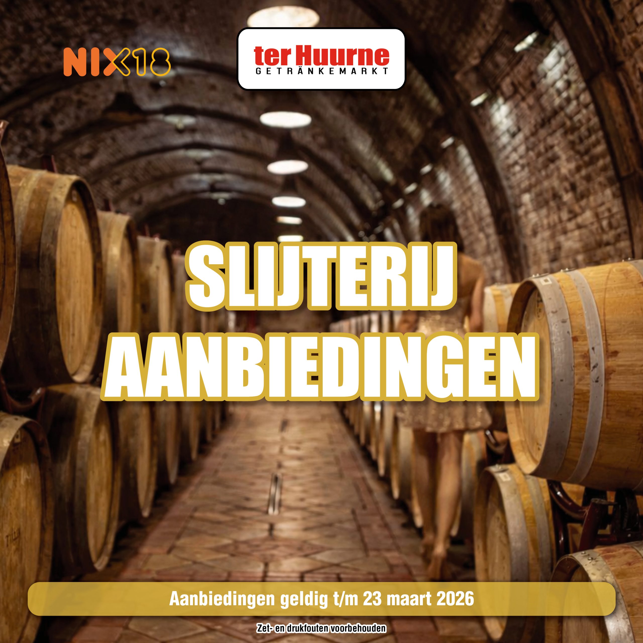 Slijterij aanbieding