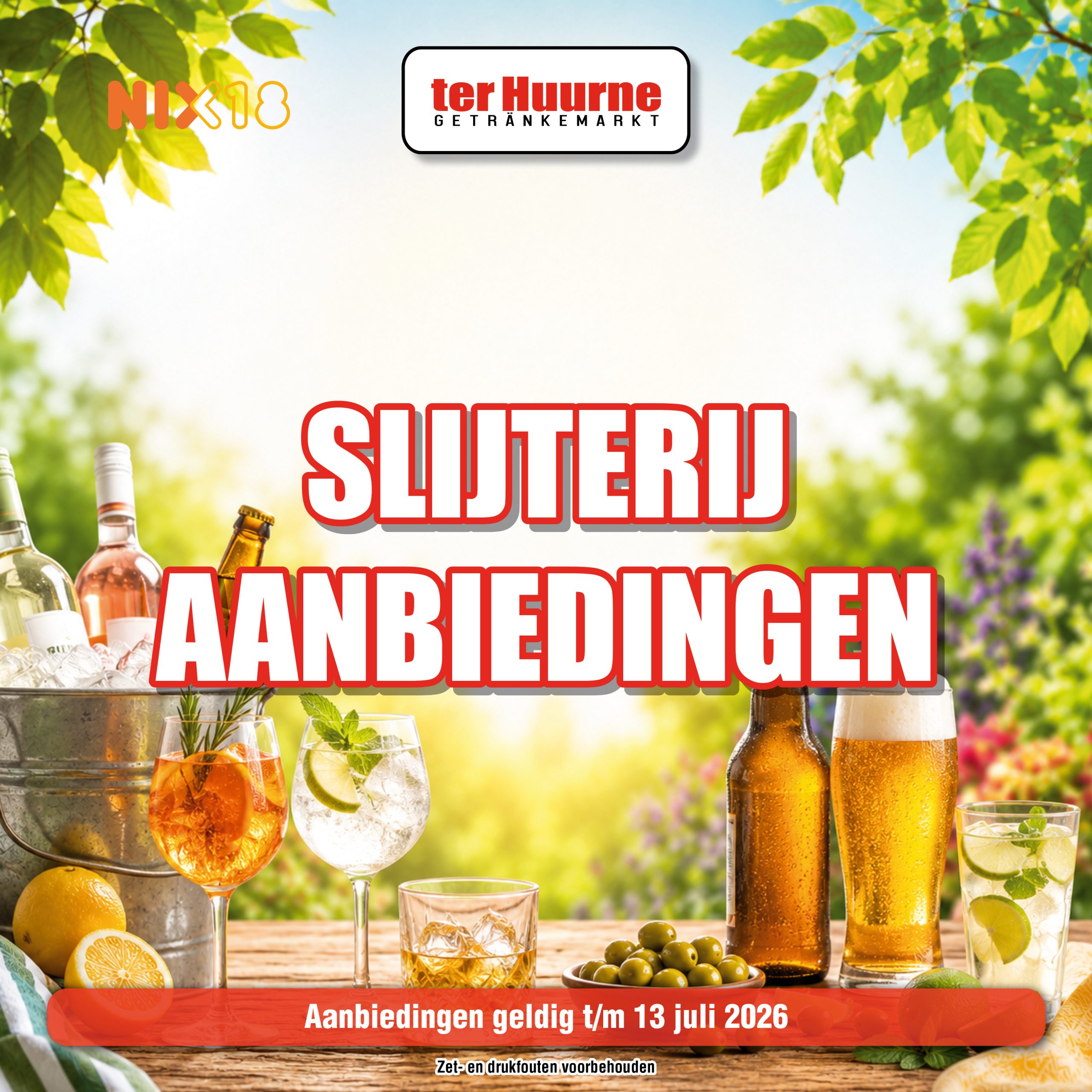 Slijterij aanbieding