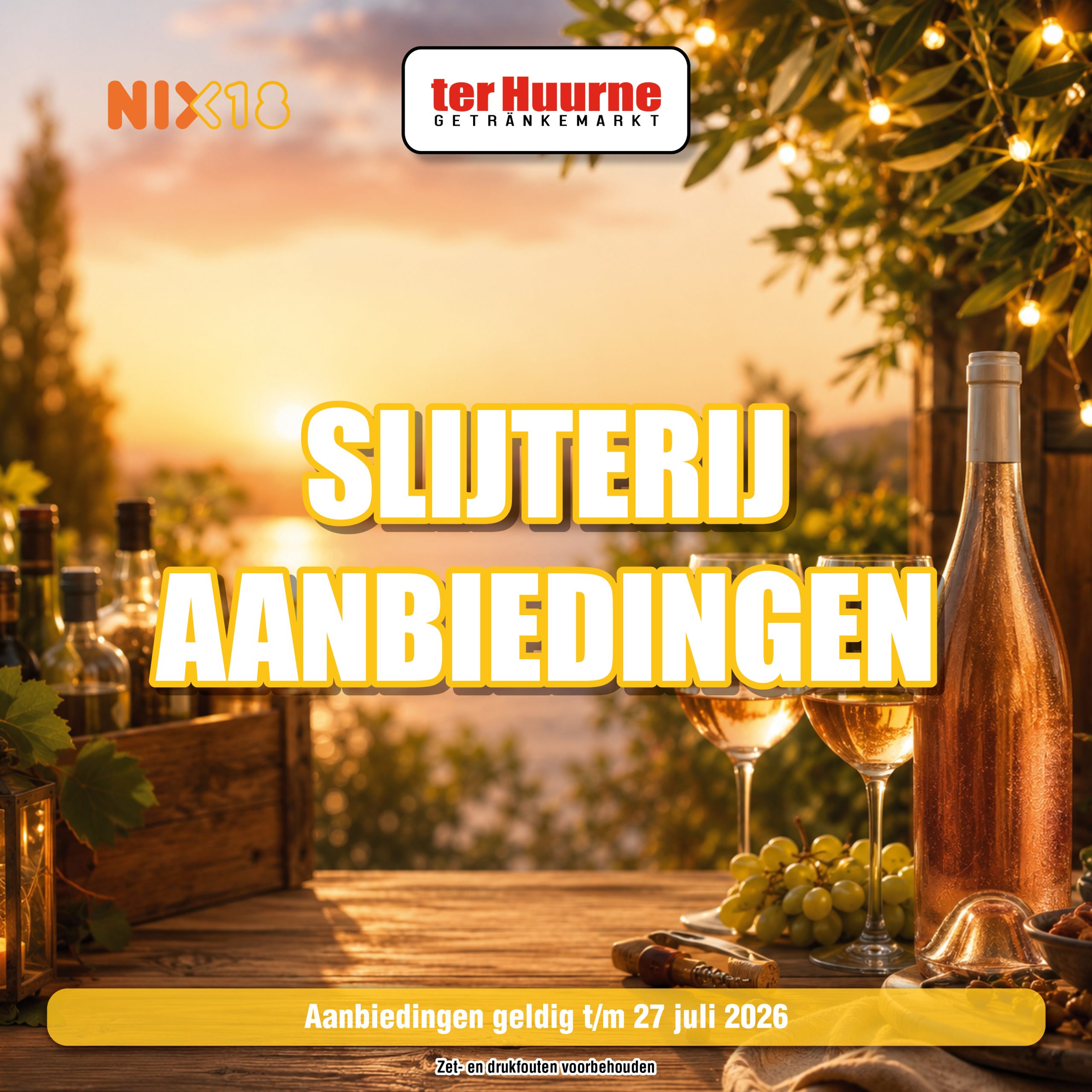 Slijterij aanbieding