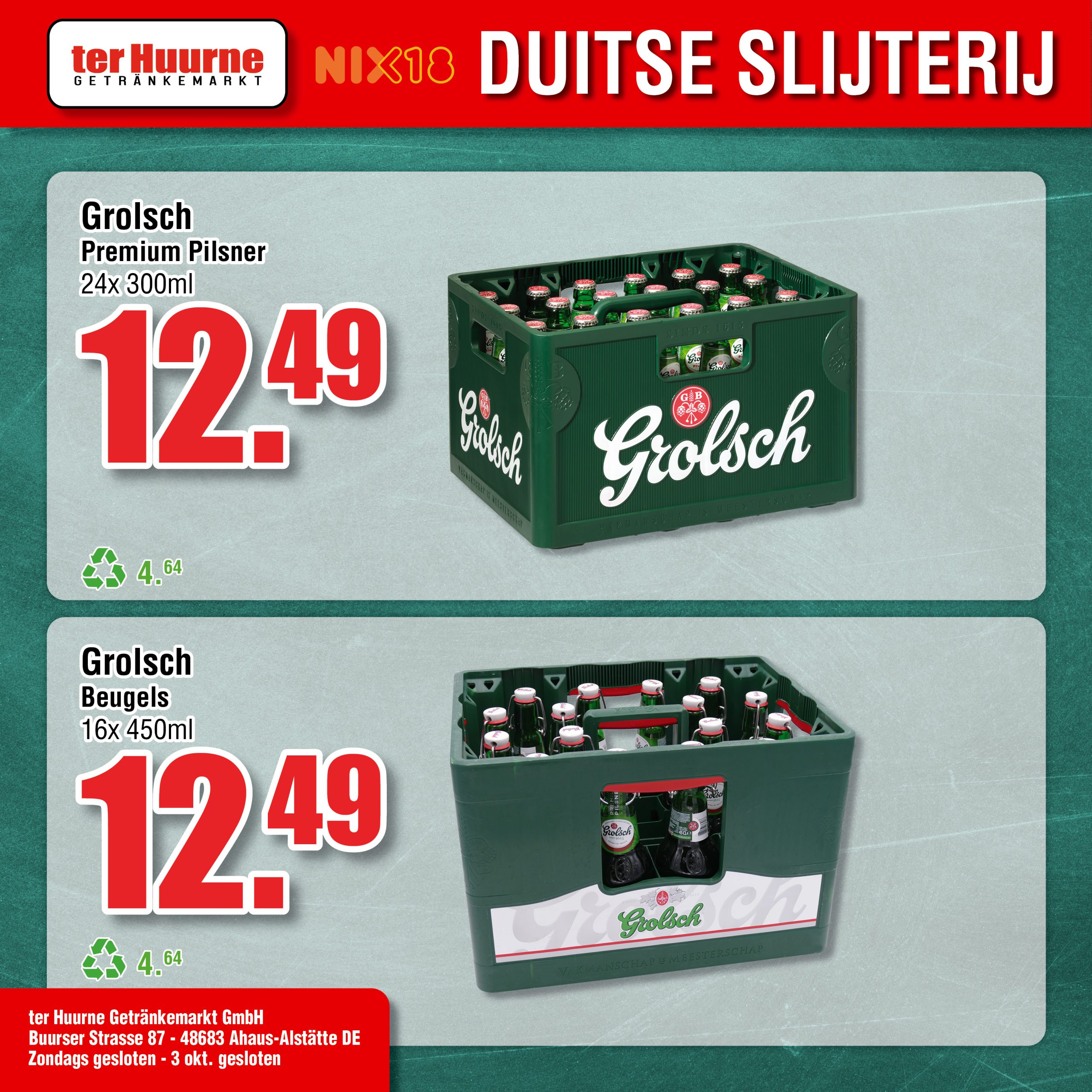 Slijterij aanbieding