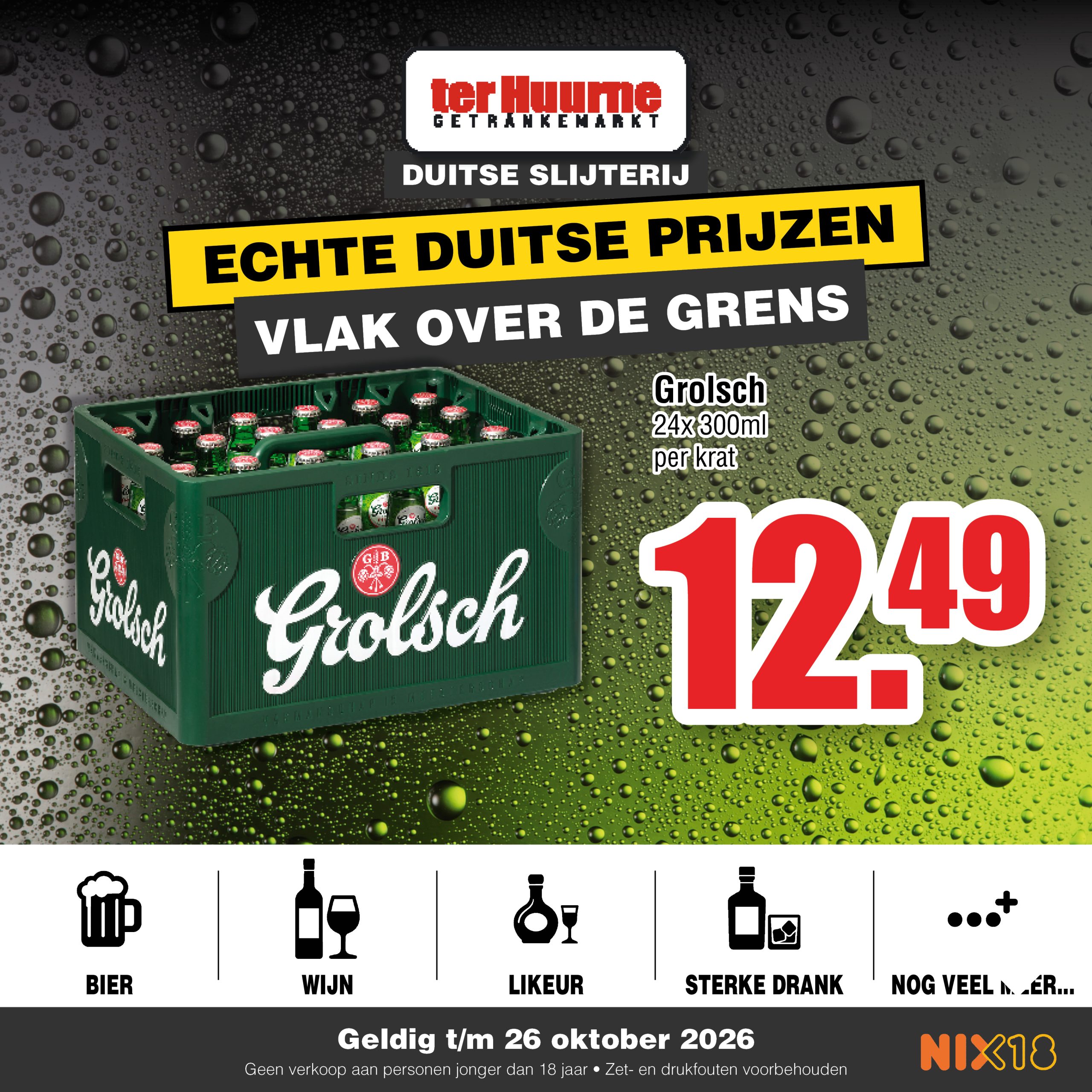 Slijterij aanbieding